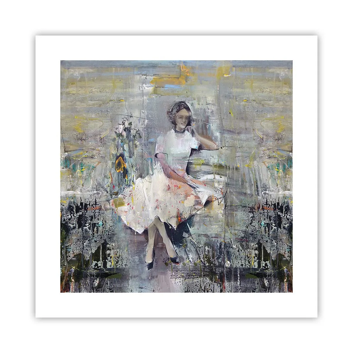 Plakat - Klassisk og moderne - 40x40 cm