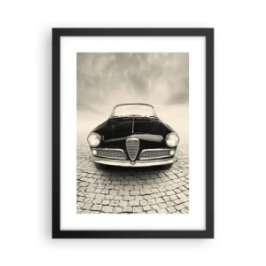 Plakat i sort ramme - Og hvordan kan man ikke elske mig? - 30x40 cm