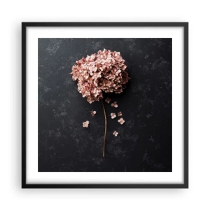 Plakat i sort ramme - Et virkelig romantisk tegn - 50x50 cm
