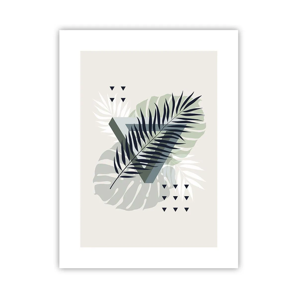 Plakat - Natur og geometri - to ordener? - 30x40 cm