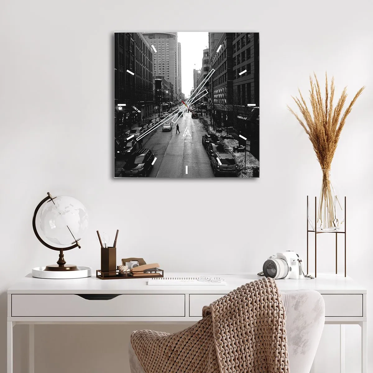 Vægur, Uret - Endnu en dag som hver dag - 40x40 cm