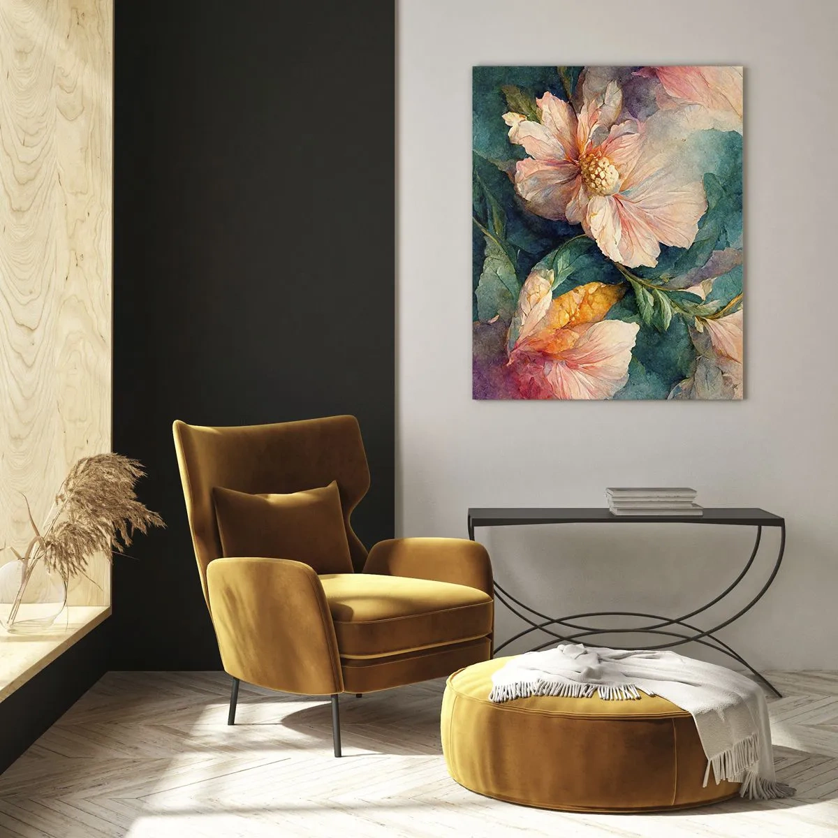 Billede på glas - Subtiliteten selv - 80x120 cm