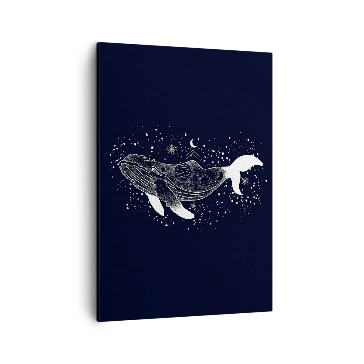 Lærredstryk - Billede på lærred - I universets ocean - 50x70 cm