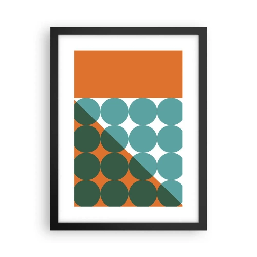 Plakat i sort ramme - Op og over - 30x40 cm