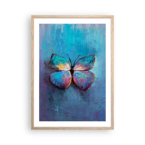 Plakat i ramme af lyst egetræ - I sin fulde pragt - 50x70 cm