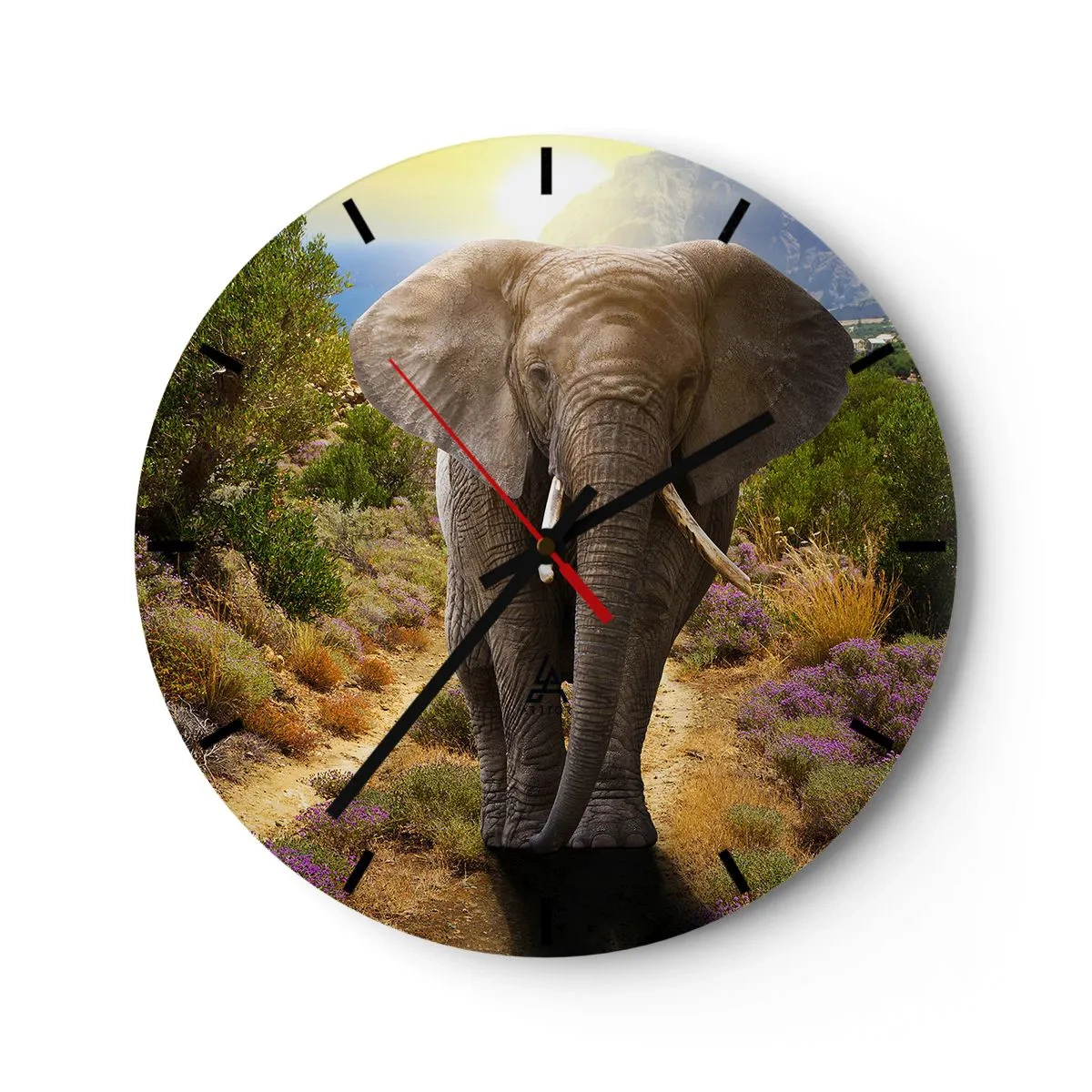 Vægur, Uret - Sådan så Eden ud - 40x40 cm