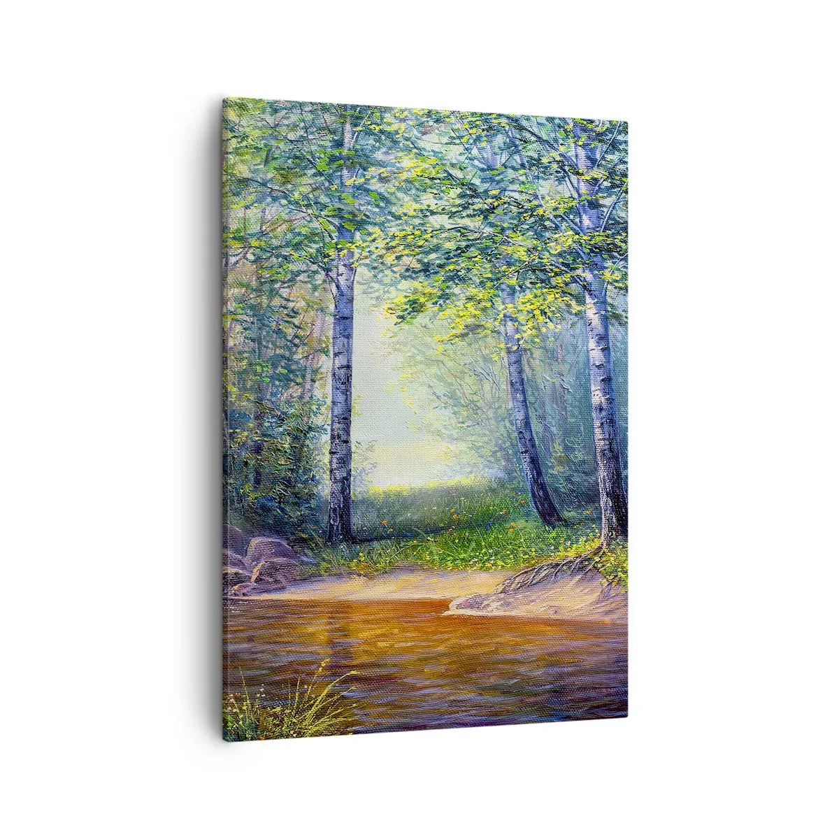 Lærredstryk - Billede på lærred - Idylliske omgivelser - 50x70 cm