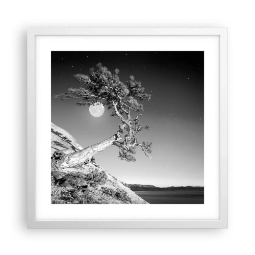 Plakat i hvid ramme - Den sejrrige kriger - 40x40 cm