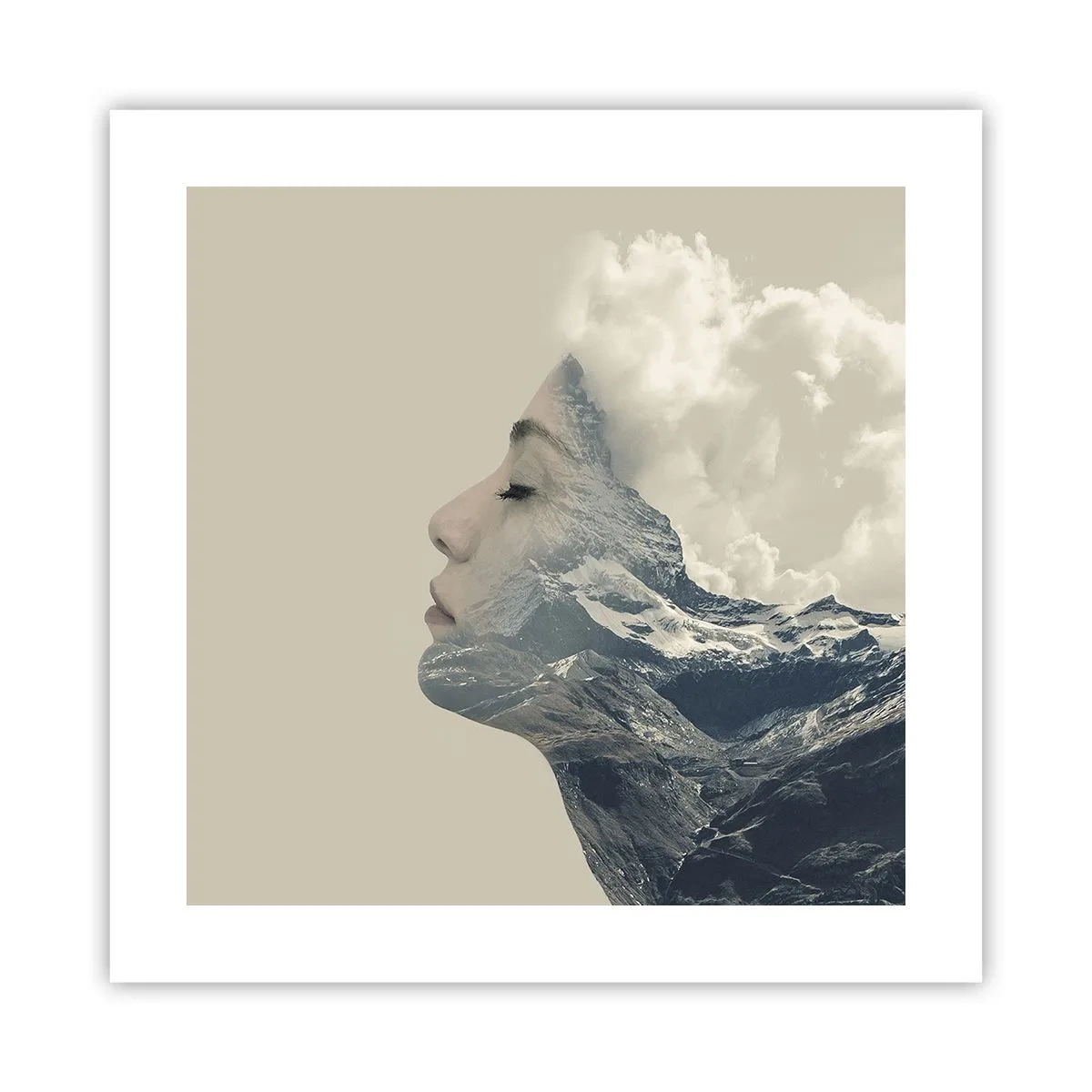 Plakat - Skønheden ved elementerne - 40x40 cm