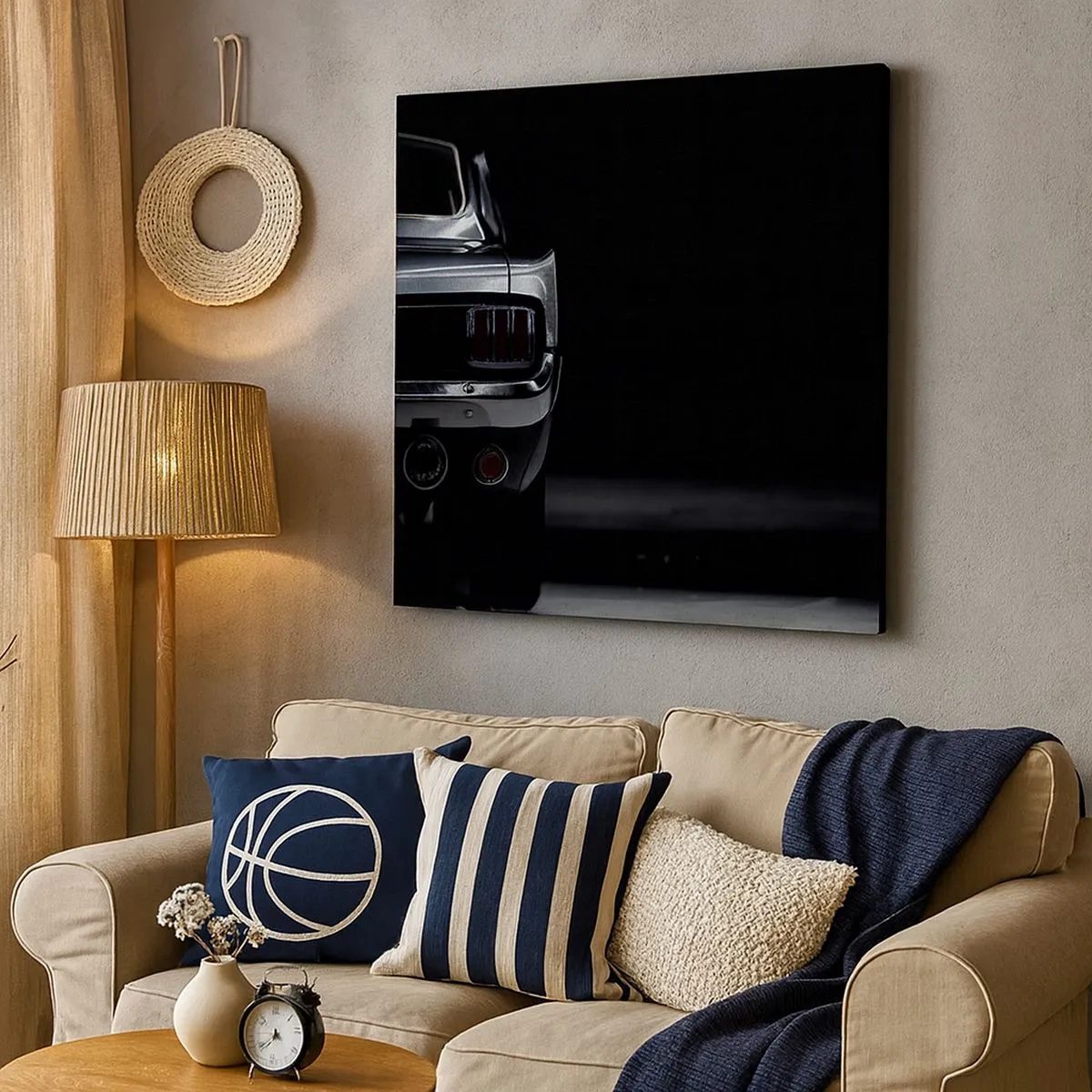 Lærredstryk - Billede på lærred - Klassisk charme - 30x30 cm