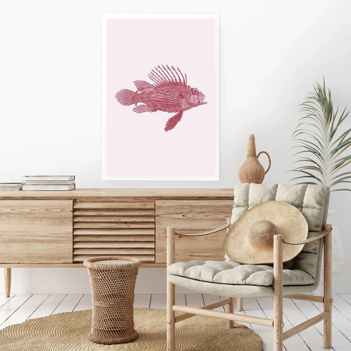 Plakat - En beboer i eksotiske farvande - 40x50 cm