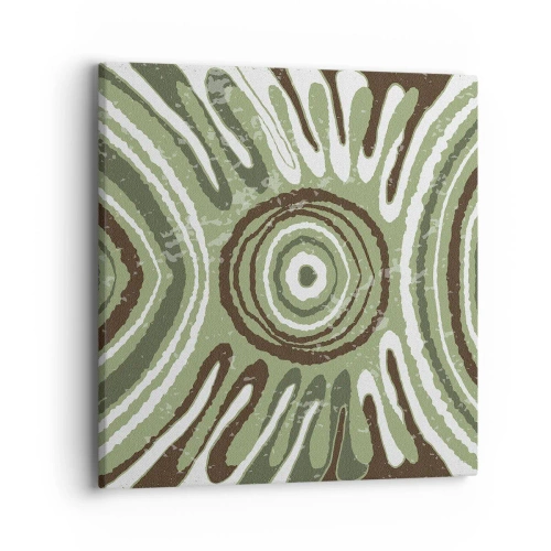 Lærredstryk - Billede på lærred - Eksplosion af følelser - 40x40 cm