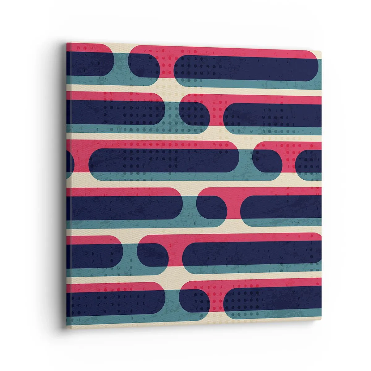 Lærredstryk - Billede på lærred - Indad og fremad - 40x40 cm