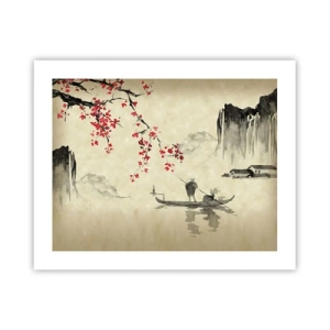 Plakat - I kirsebærblomsternes land - 50x40 cm