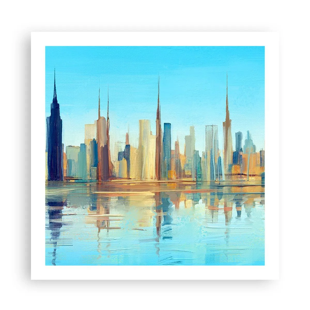 Plakat - Solrig metropol - 60x60 cm