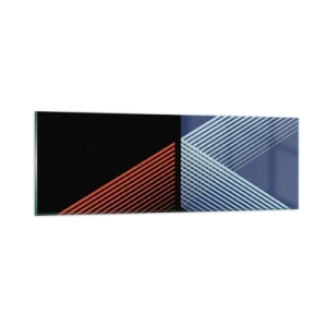 Billede på glas - En simpel historie - 90x30 cm