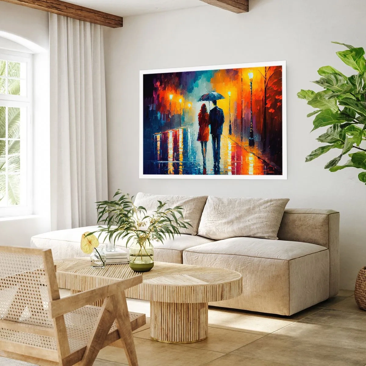 Plakat - Sammen - en farverig nat - 91x61 cm