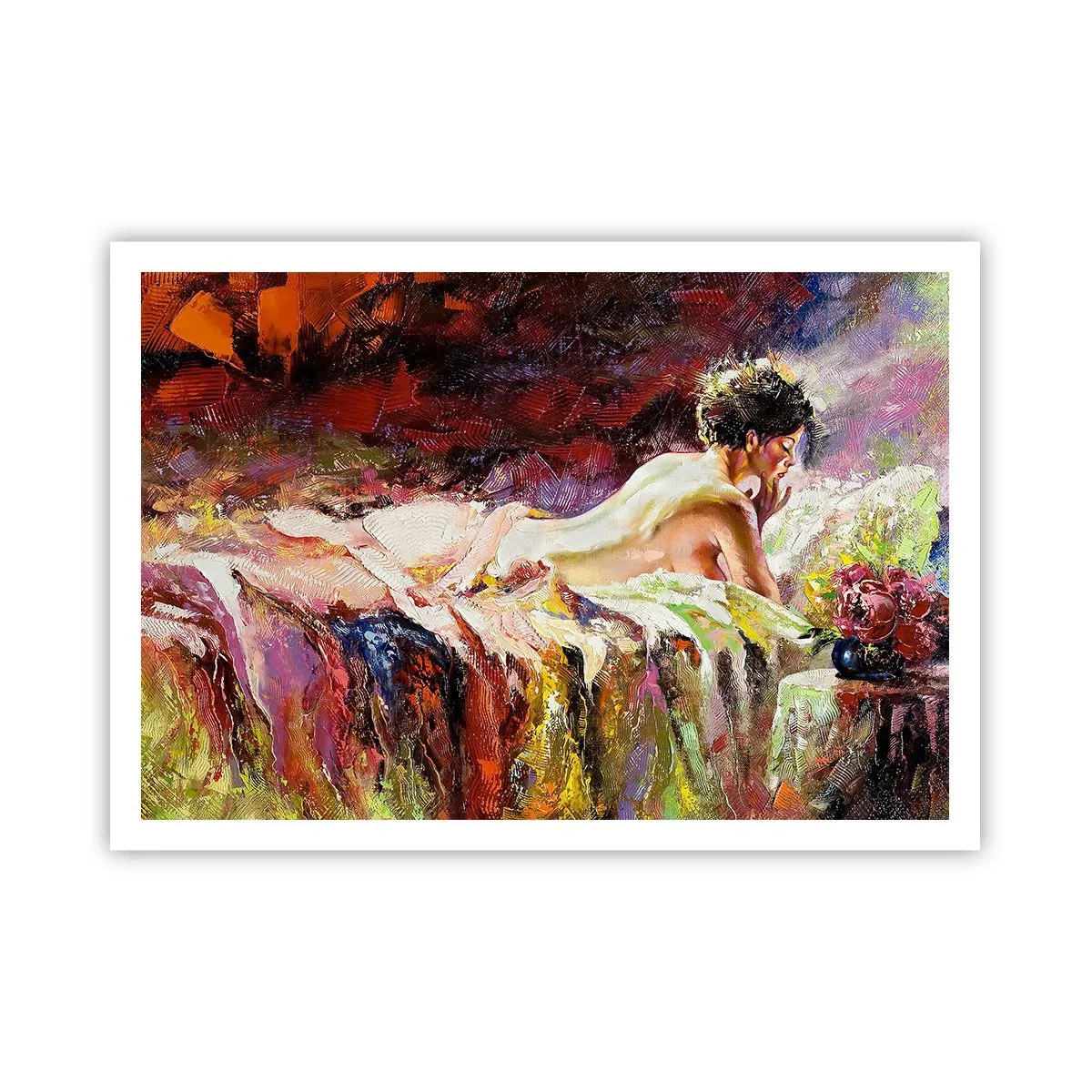 Plakat - Eftertænksom Venus - 100x70 cm