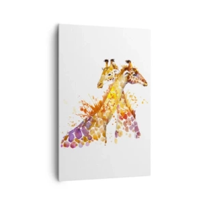 Lærredstryk - Billede på lærred - Er det venskab eller er det kærlighed? - 80x120 cm