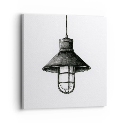 Lærredstryk - Billede på lærred - Som for mange år siden... - 30x30 cm