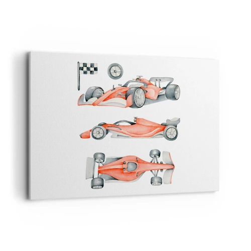 Lærredstryk - Billede på lærred - At indhente en drøm - 100x70 cm