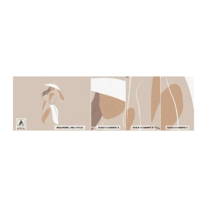 Fototapet Prøve Standard Eco - Mode er sjovt - Kvinde, Grafik, Mode - 100x30 cm