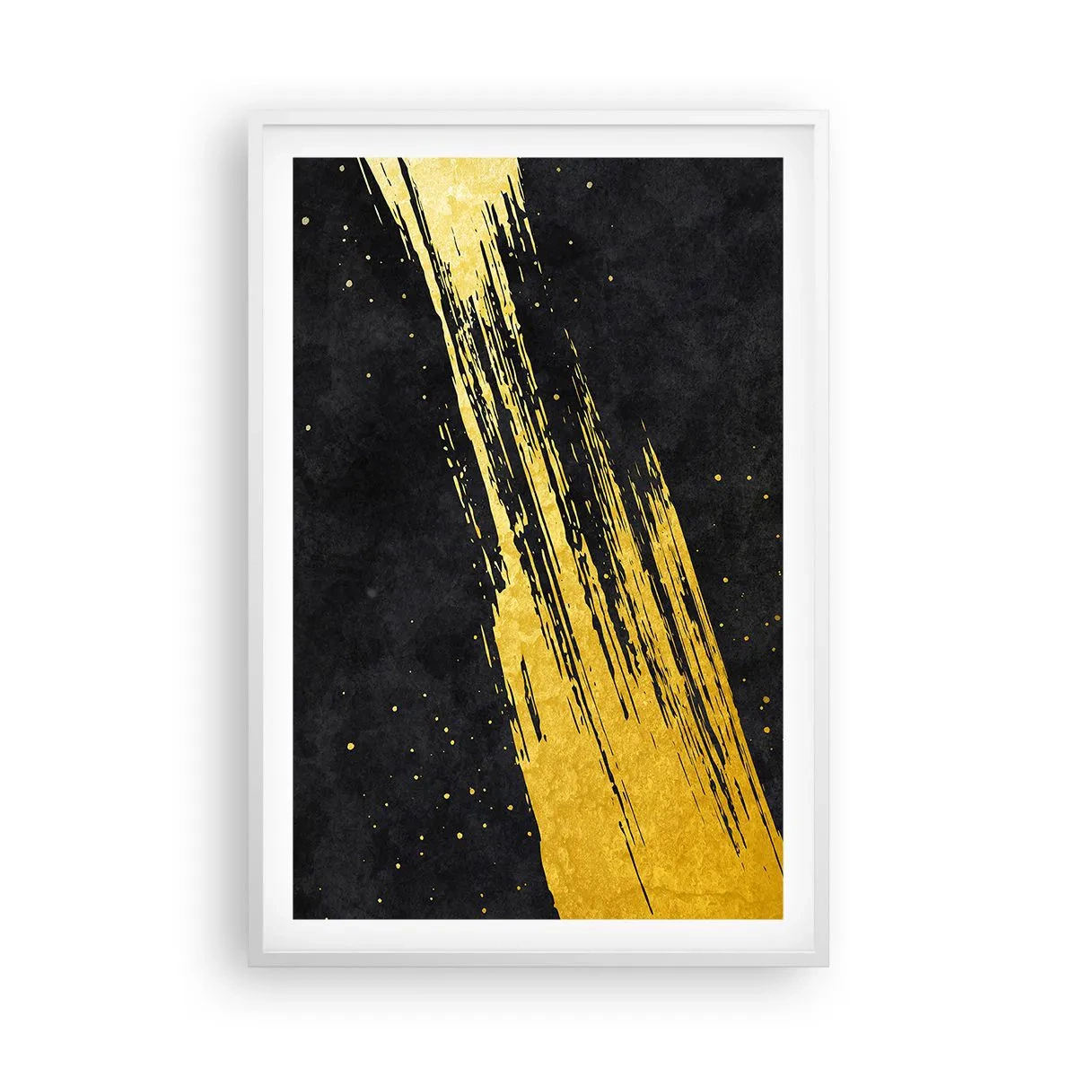 Plakat i hvid ramme - Hop ind i hyperrummet - 61x91 cm