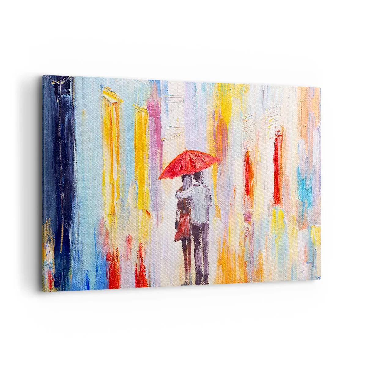 Lærredstryk - Billede på lærred - Lad det regne mere - 120x80 cm