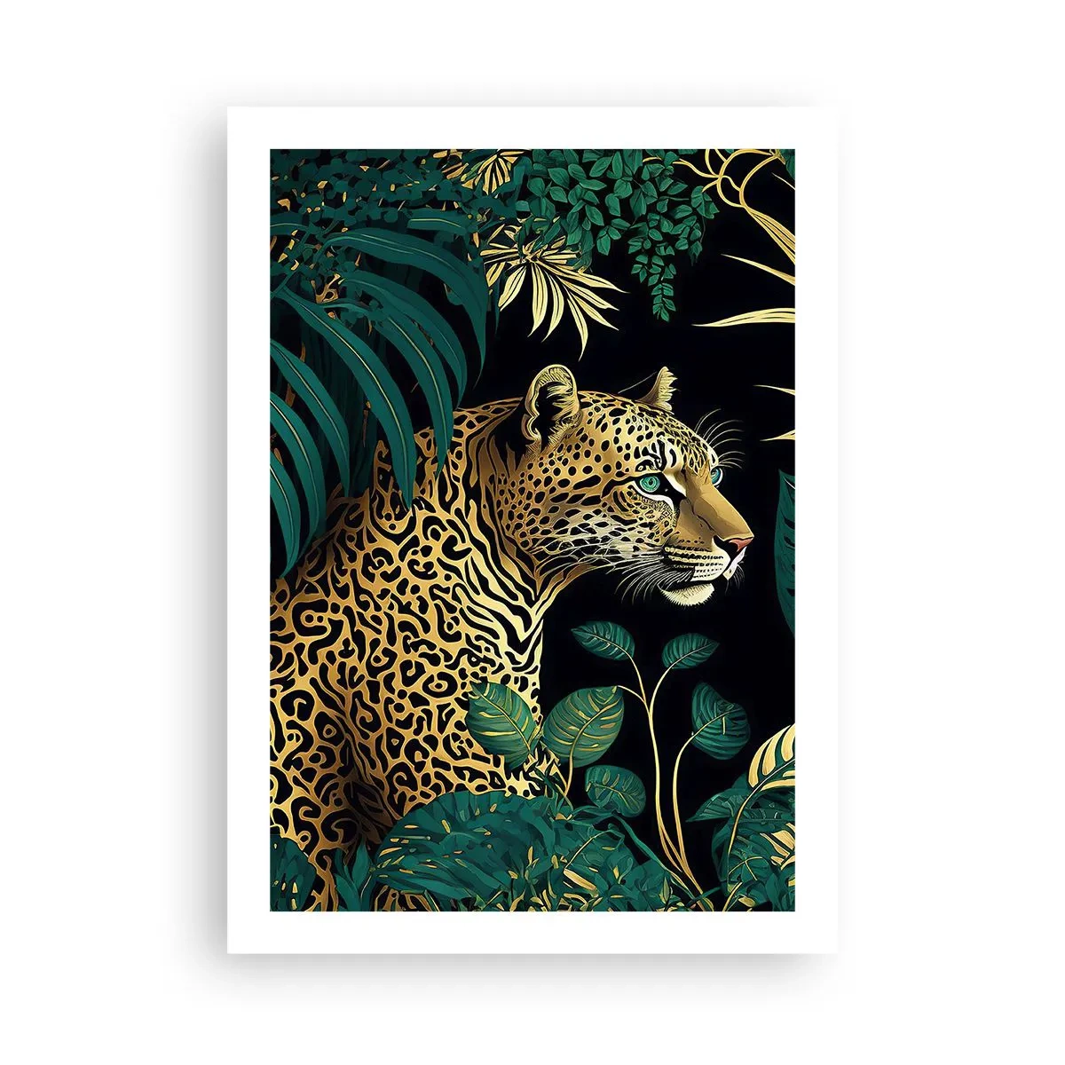 Plakat - Værten i junglen - 50x70 cm