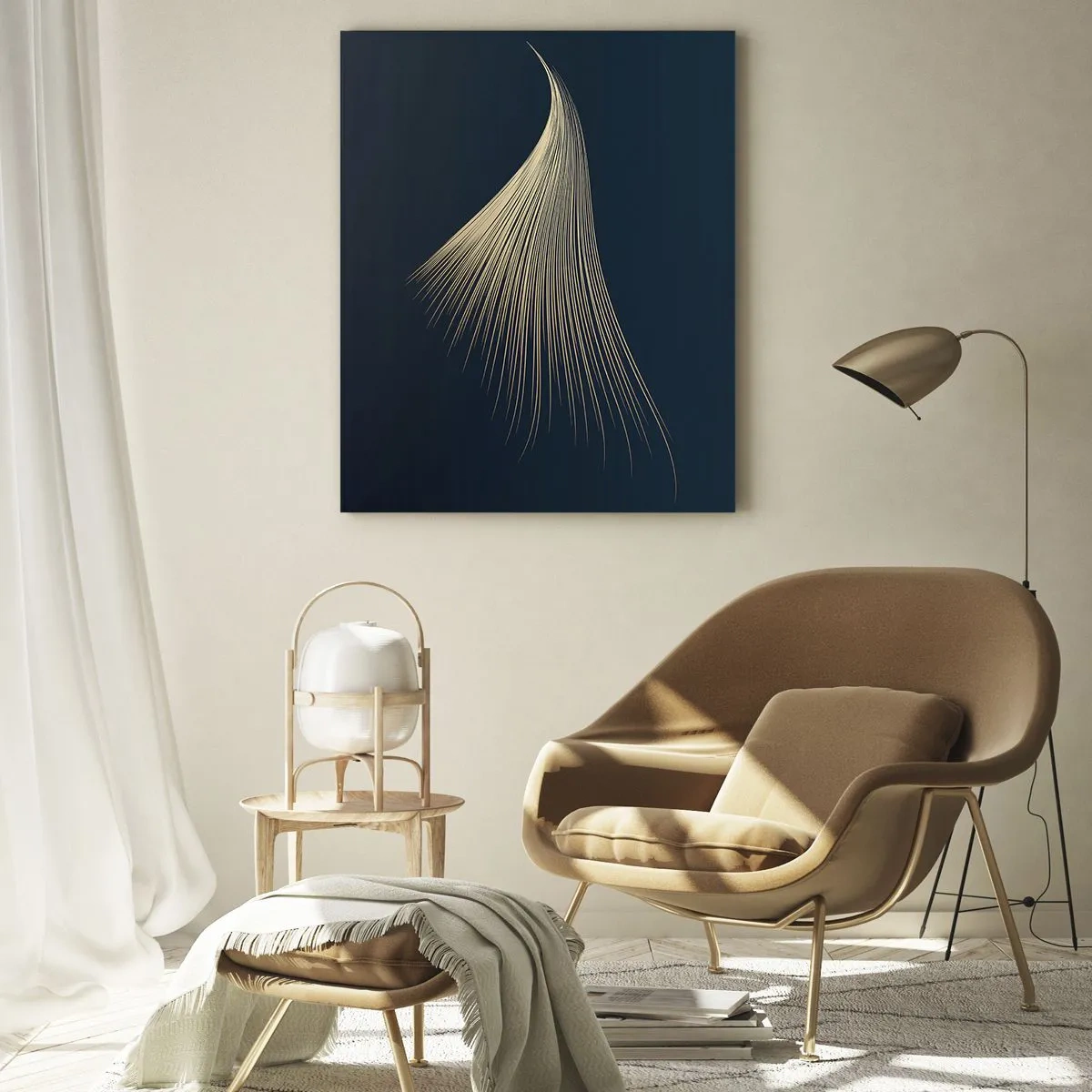 Billede på glas - Som en engels hår - 50x70 cm