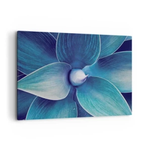 Lærredstryk - Billede på lærred - Blå fra himlen - 100x70 cm