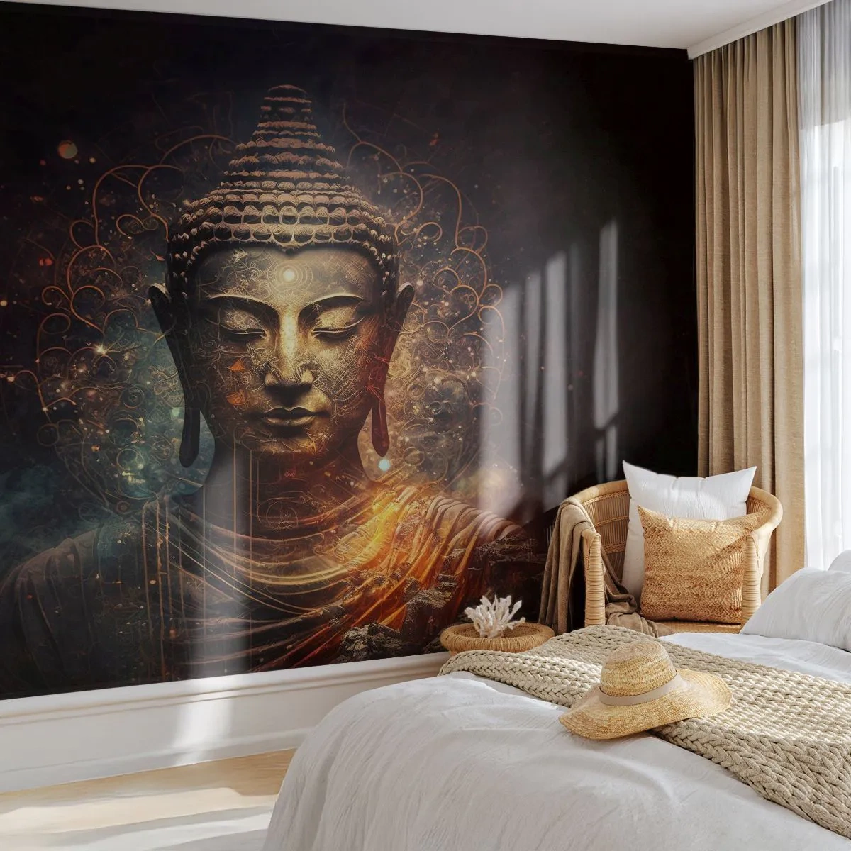 Fototapet Standard Eco - Åndelig balance - Buddha, Meditation, Religion - 350x256 cm