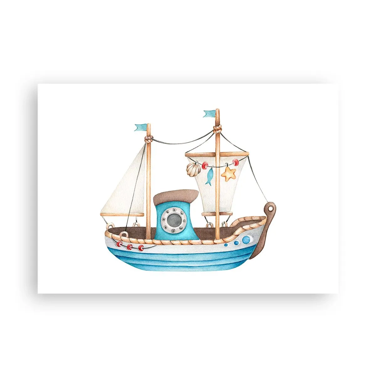 Plakat - Ohøj, eventyr! - 100x70 cm