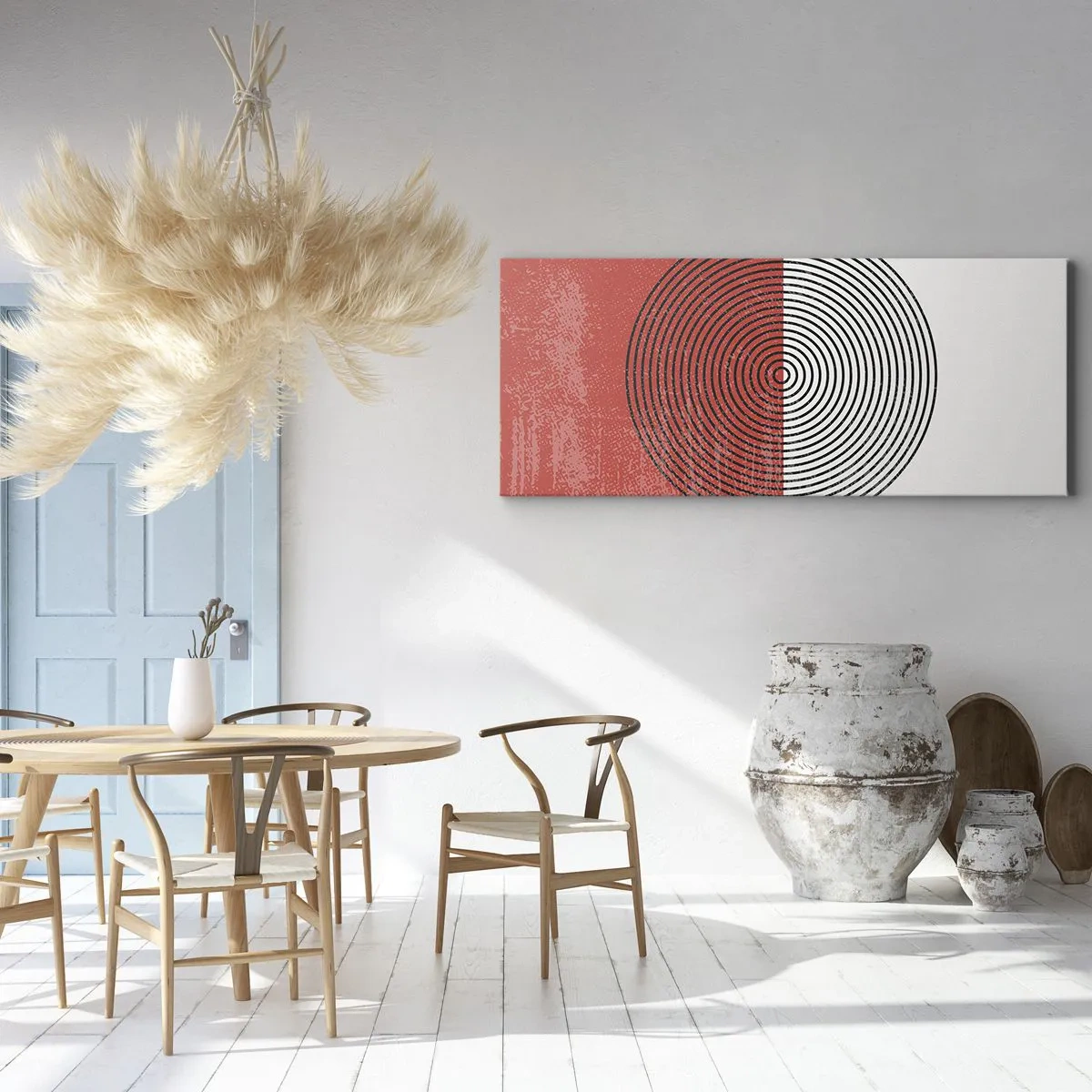 Lærredstryk - Billede på lærred - Lige til sagen - 100x40 cm