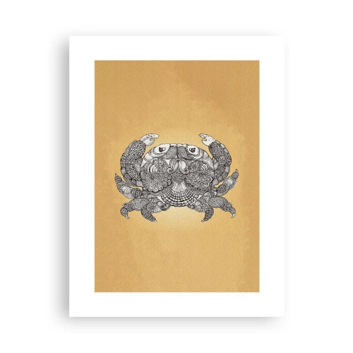 Plakat - Fortællinger om hr. krabbe - 30x40 cm