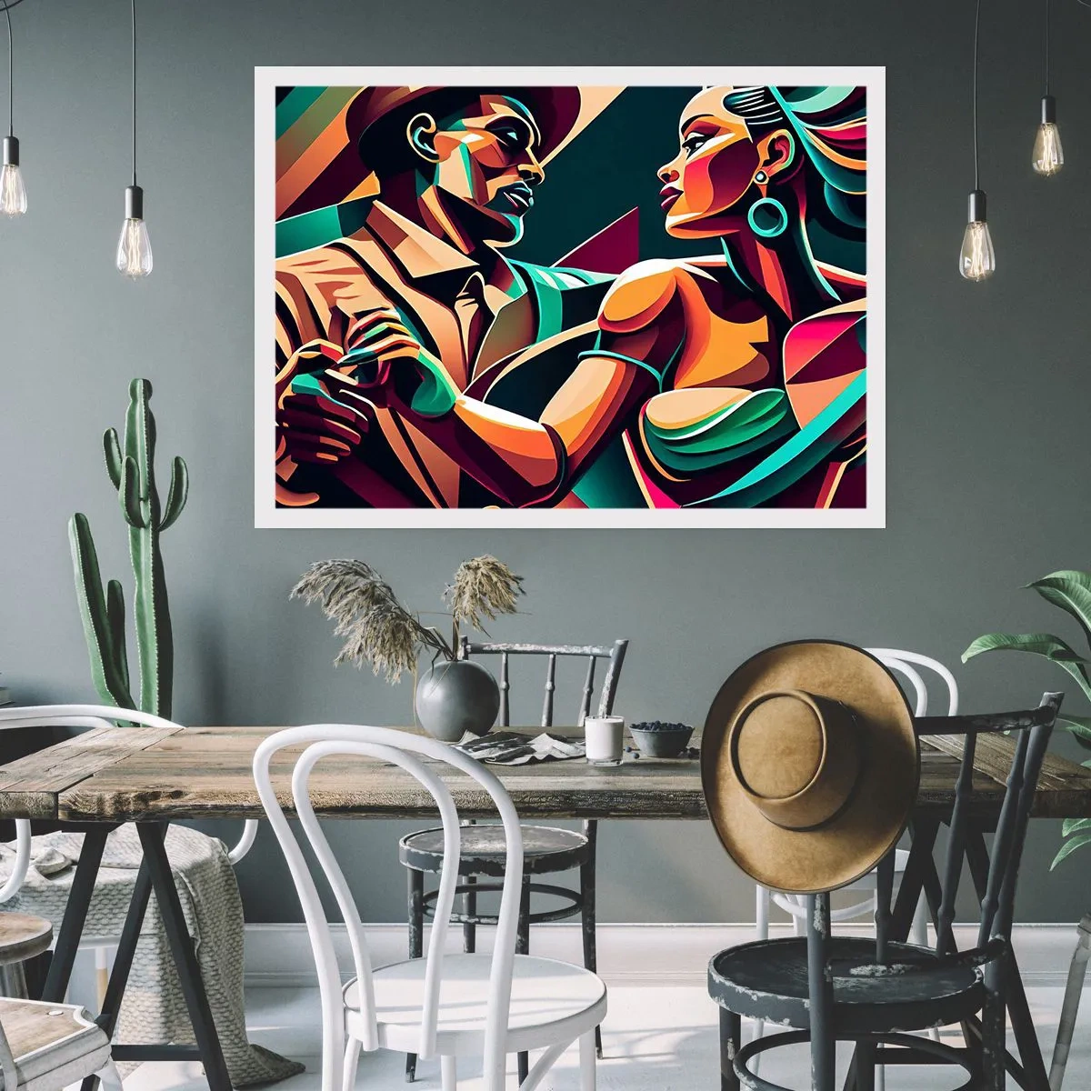 Plakat - I hjertets rytme - 100x70 cm