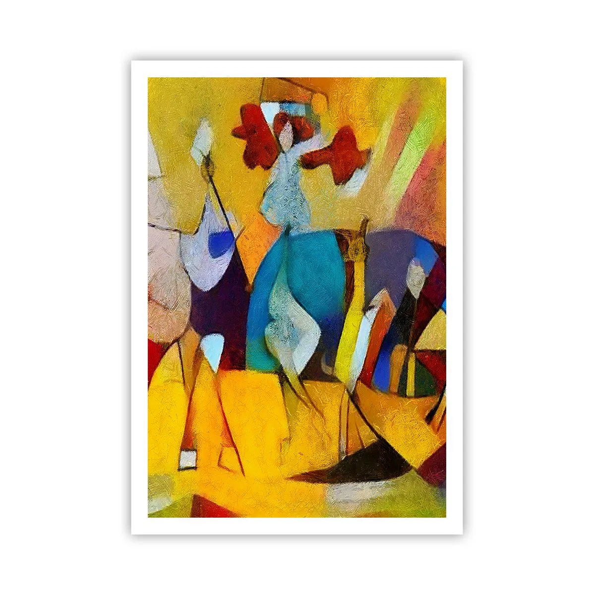 Plakat - Sol - liv - glæde - 70x100 cm