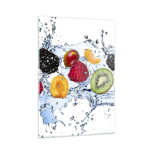 Billede på glas - Hav det sjovt med os - 50x70 cm