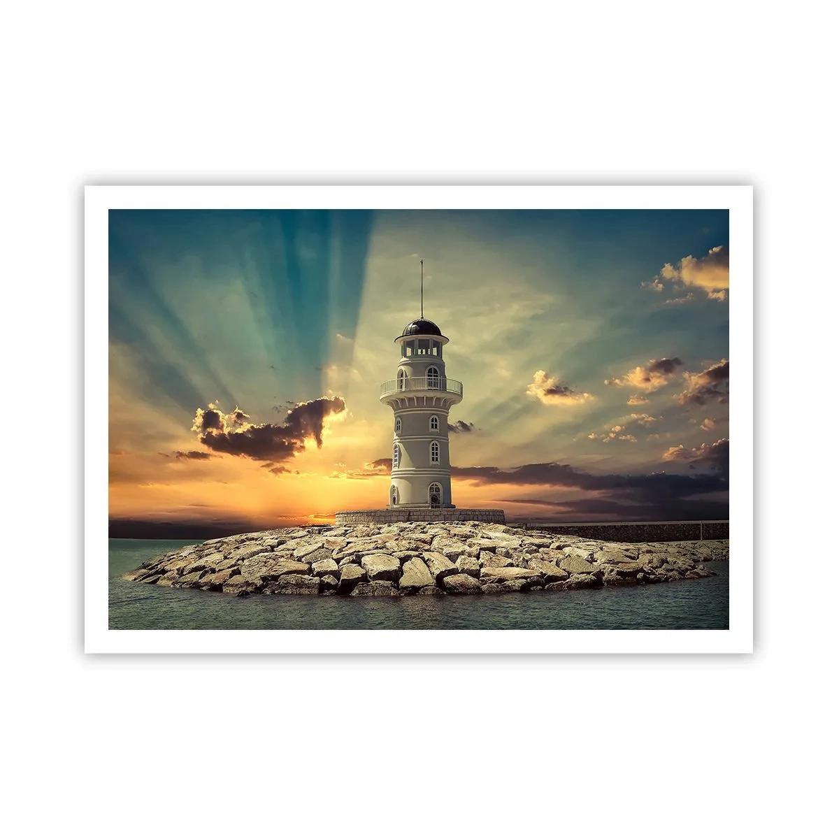 Plakat - Lys - Godhed - Skønhed - 100x70 cm