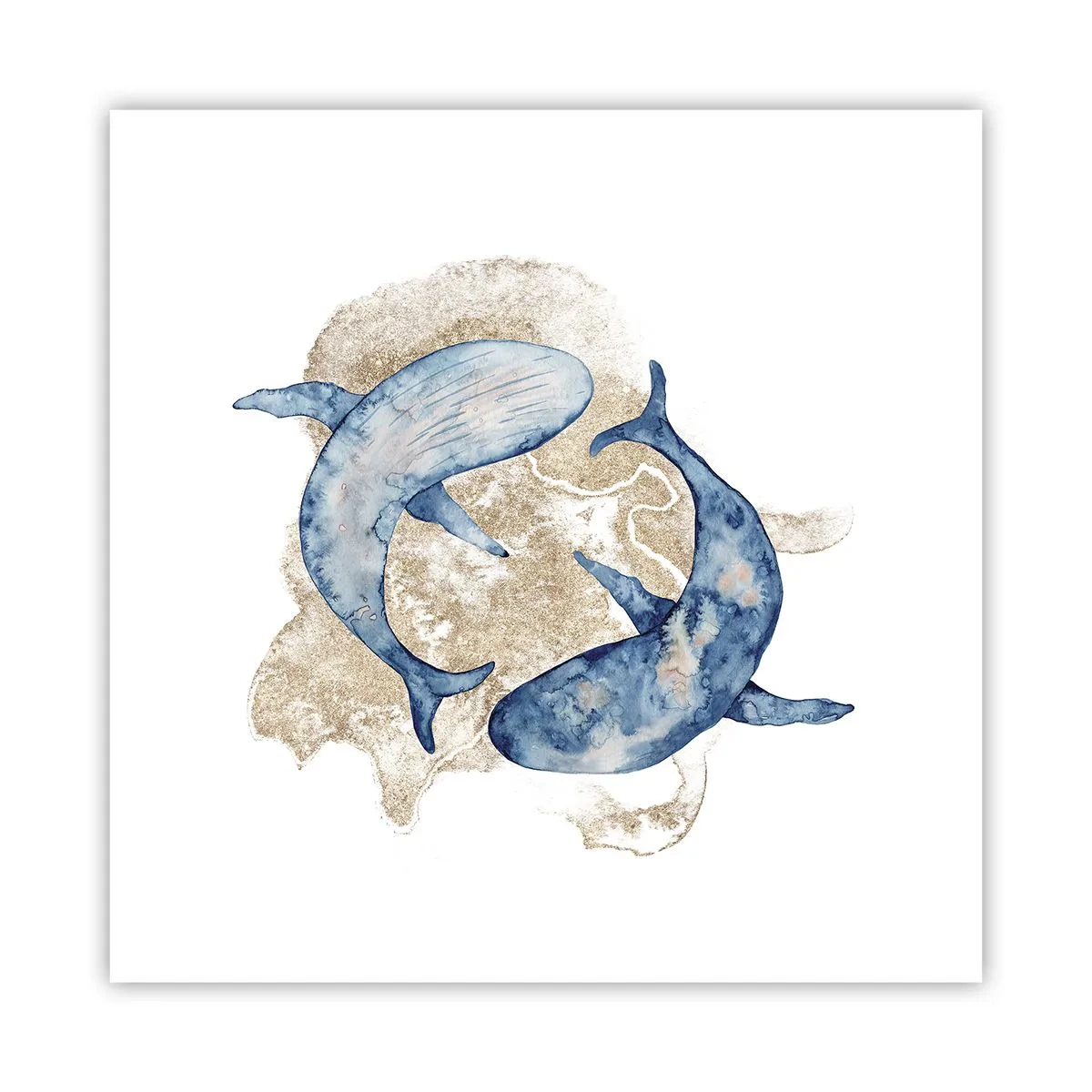 Plakat - Venskab eller kærlighed? - 30x30 cm