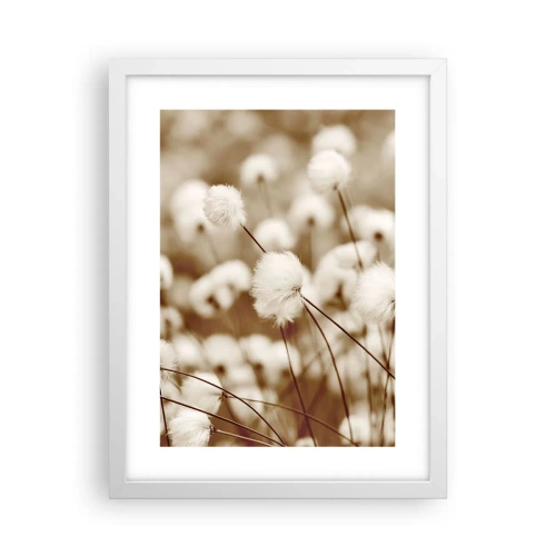 Plakat i hvid ramme - Fyldig mark - 30x40 cm