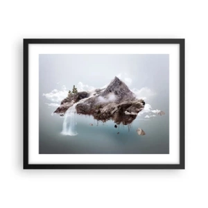 Plakat i sort ramme - Set gennem en surrealists øjne - 50x40 cm