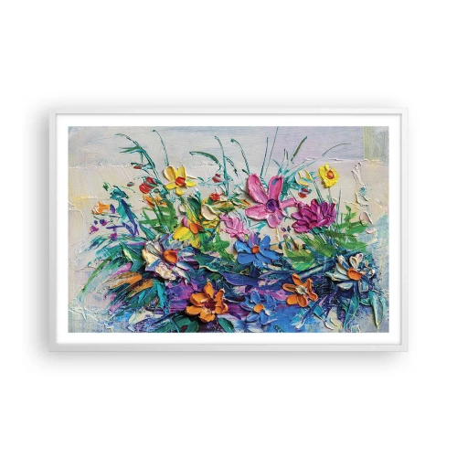 Plakat i hvid ramme - Overhovedet ikke et stilleben - 91x61 cm