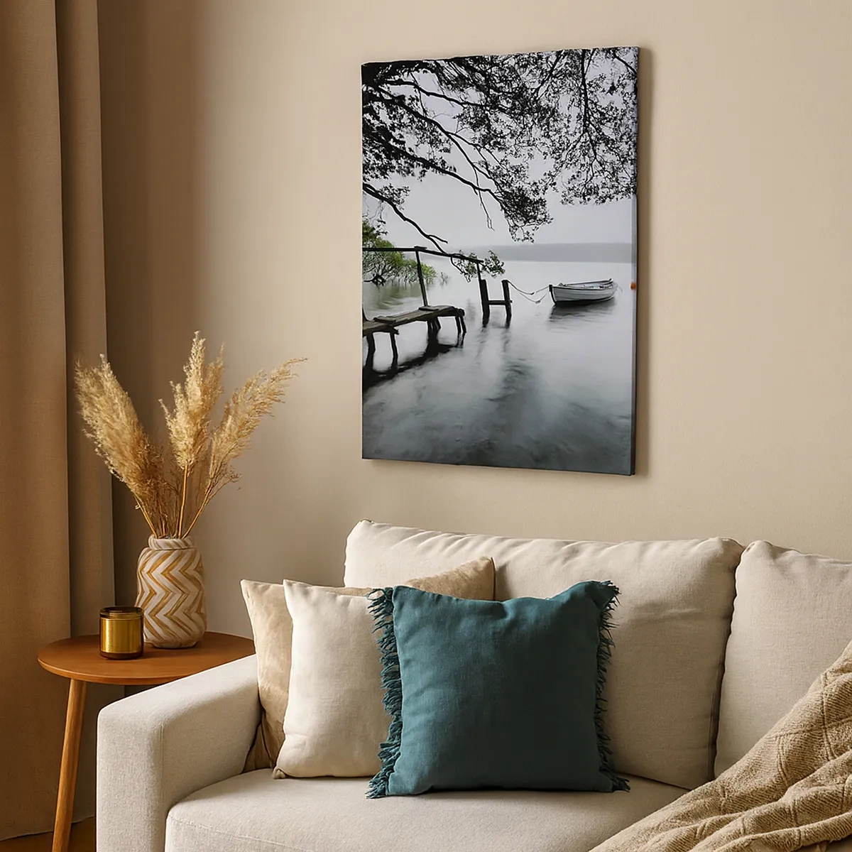 Lærredstryk - Billede på lærred - Du hviler allerede - 50x70 cm