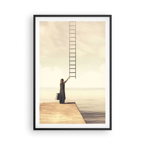 Plakat i sort ramme - En magisk rejse - 61x91 cm