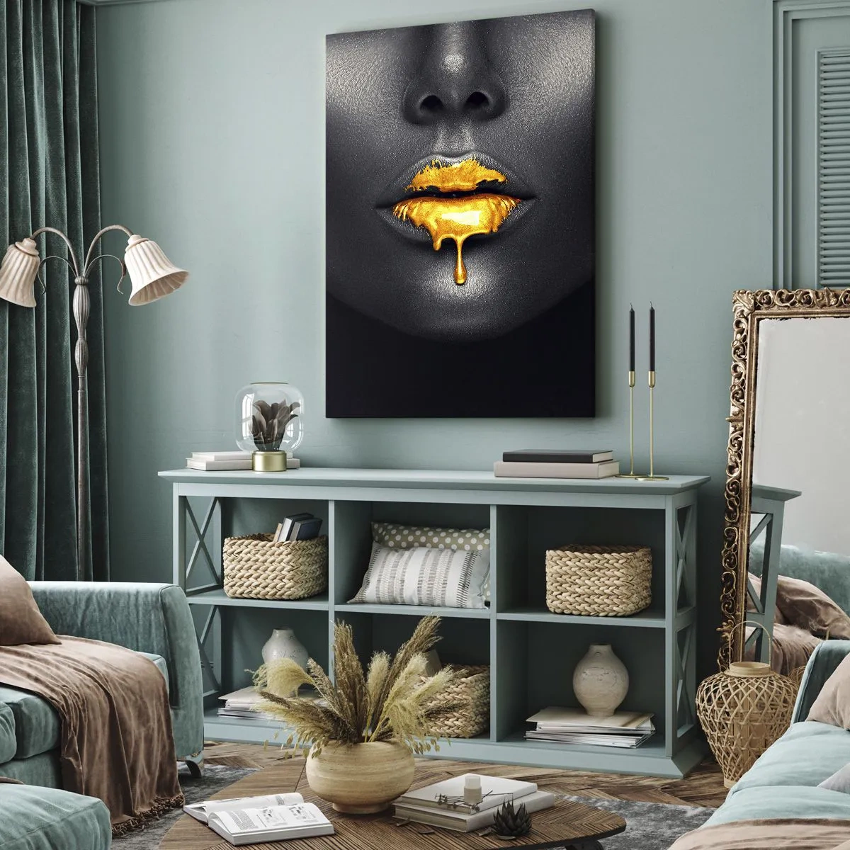 Lærredstryk - Billede på lærred - Gyldenmund - 50x70 cm