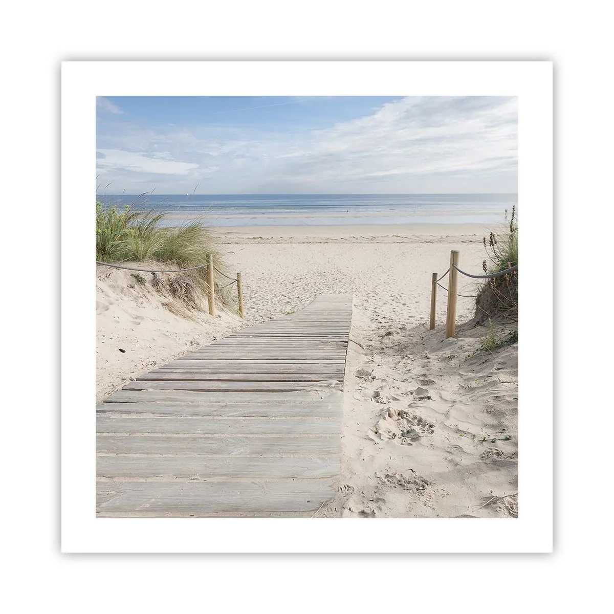 Plakat - Ud over horisonten - 50x50 cm