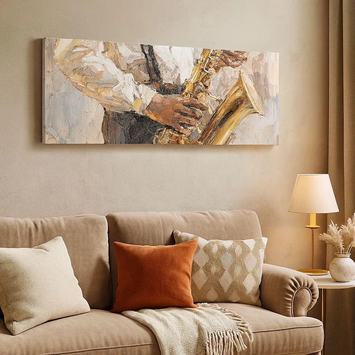 Lærredstryk - Billede på lærred - Tid til at gå solo - 100x40 cm