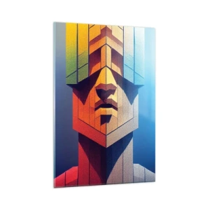 Billede på glas - En mand med principper - 80x120 cm