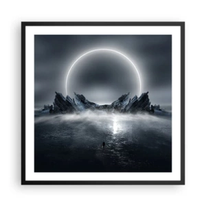 Plakat i sort ramme - En finale på en historie - 60x60 cm